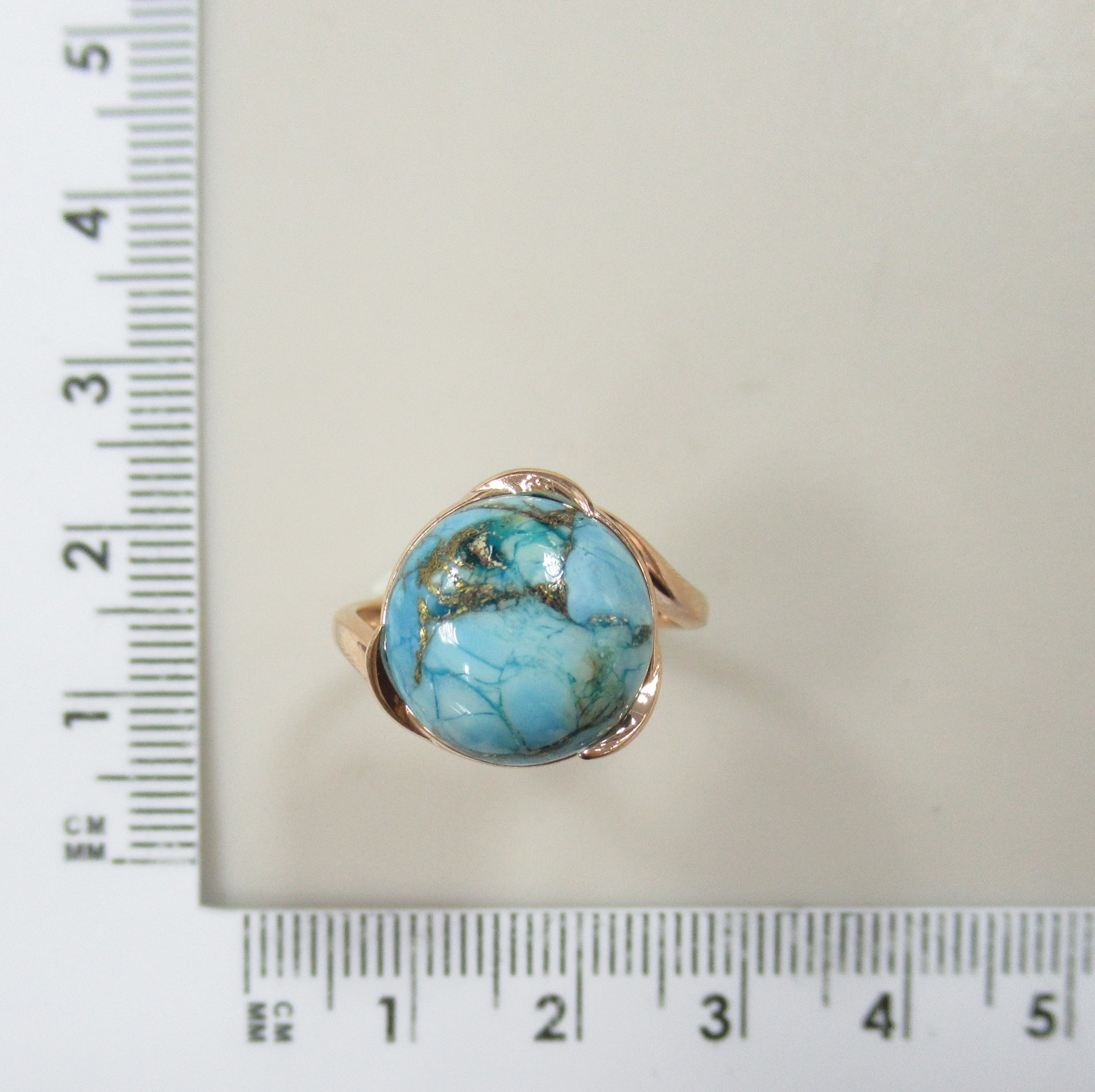 Серебряное кольцо с бирюзой